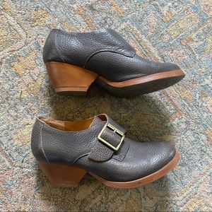 Korks by Kork-Ease Nanda Buckled Leather Heeled Ankle Boots